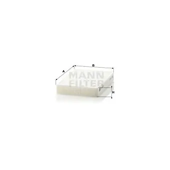 Filtre, air de l'habitacle MANN-FILTER