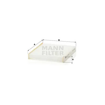 Filtre, air de l'habitacle MANN-FILTER