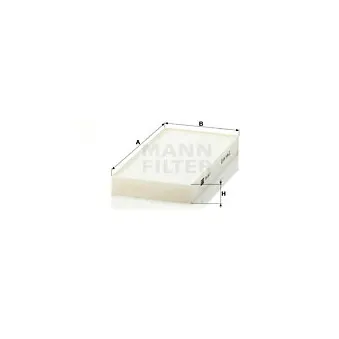 Filtre, air de l'habitacle MANN-FILTER CU 1811-2