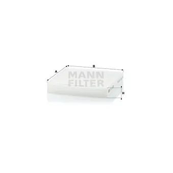 Filtre, air de l'habitacle MANN-FILTER CU 1835
