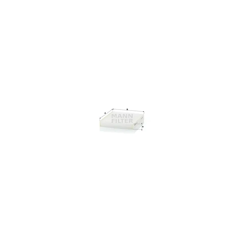 Filtre, air de l'habitacle MANN-FILTER CU 19 001