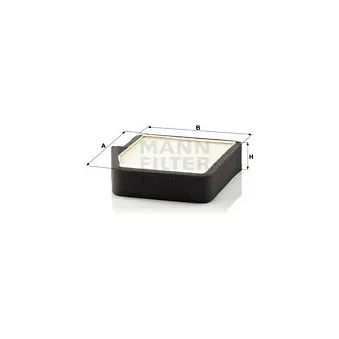 Filtre, air de l'habitacle MANN-FILTER CU 19 002