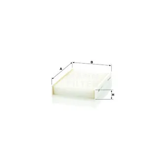 Filtre, air de l'habitacle MANN-FILTER CU 20 013