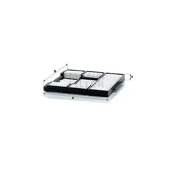 Filtre, air de l'habitacle MANN-FILTER CU 2015