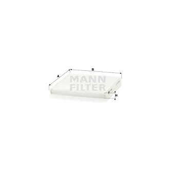 Filtre, air de l'habitacle MANN-FILTER CU 2027