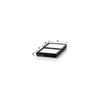Filtre, air de l'habitacle MANN-FILTER CU 2033-2