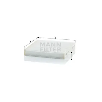 Filtre, air de l'habitacle MANN-FILTER CU 21 003