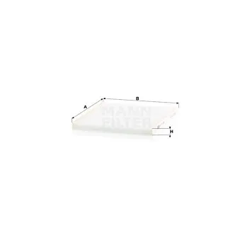 Filtre, air de l'habitacle MANN-FILTER CU 21 008