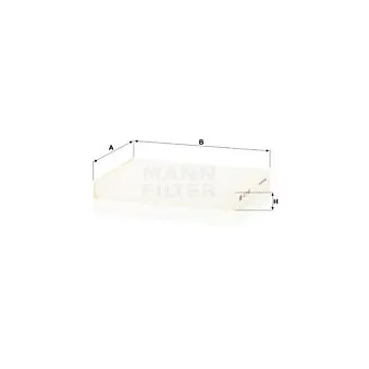 Filtre, air de l'habitacle MANN-FILTER CU 21 009