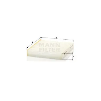 Filtre, air de l'habitacle MANN-FILTER CU 2145
