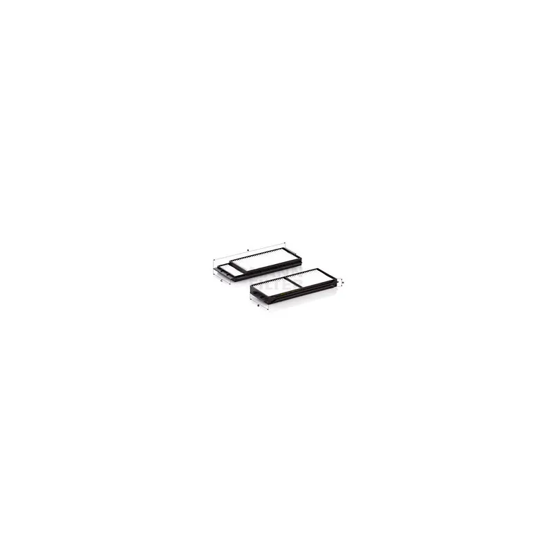 Filtre, air de l'habitacle MANN-FILTER CU 22 001-2