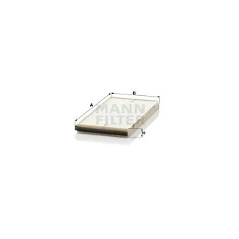 Filtre, air de l'habitacle MANN-FILTER CU 22 002-2