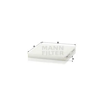 Filtre, air de l'habitacle MANN-FILTER