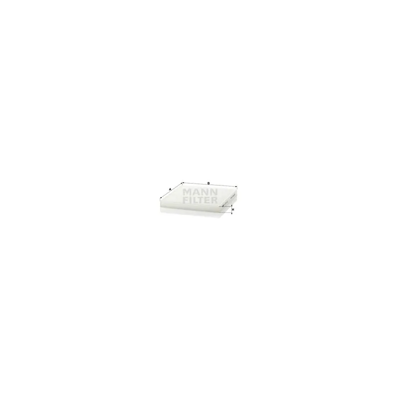Filtre, air de l'habitacle MANN-FILTER CU 22 010