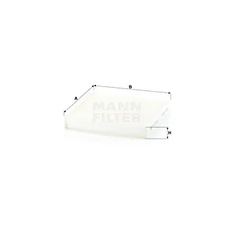 Filtre, air de l'habitacle MANN-FILTER CU 22 029