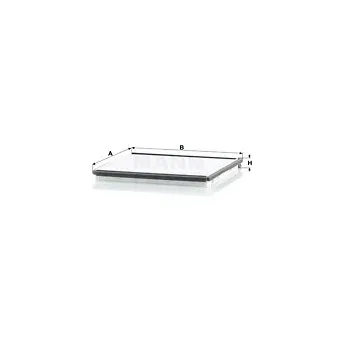 Filtre, air de l'habitacle MANN-FILTER CU 2225
