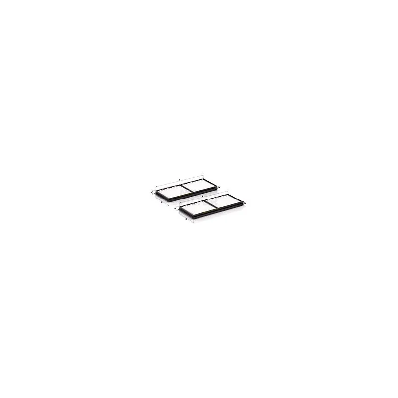 Filtre, air de l'habitacle MANN-FILTER CU 23 001-2