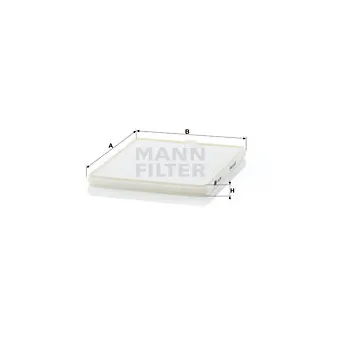 Filtre, air de l'habitacle MANN-FILTER CU 2326
