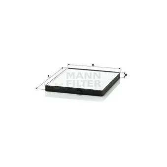 Filtre, air de l'habitacle MANN-FILTER CU 2330