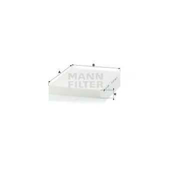 Filtre, air de l'habitacle MANN-FILTER CU 2335