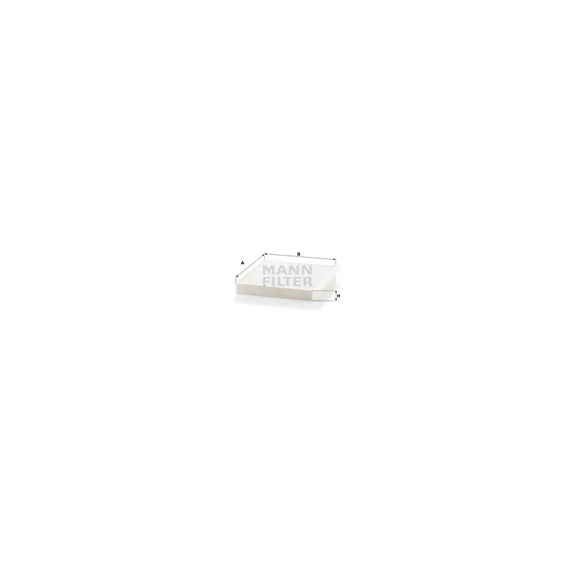 Filtre, air de l'habitacle MANN-FILTER CU 2356