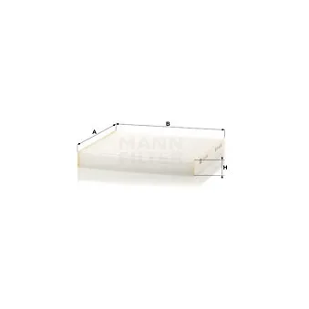 Filtre, air de l'habitacle MANN-FILTER CU 24 006