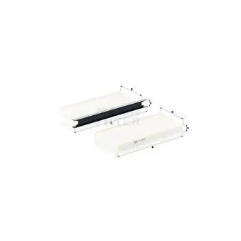 Filtre, air de l'habitacle MANN-FILTER CU 2418-2