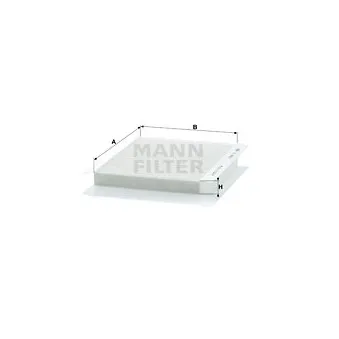 Filtre, air de l'habitacle MANN-FILTER CU 2422