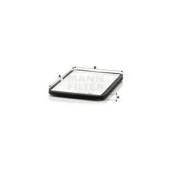 Filtre, air de l'habitacle MANN-FILTER CU 2424