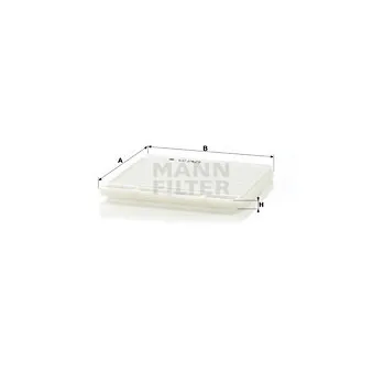 Filtre, air de l'habitacle MANN-FILTER CU 2425