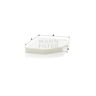 Filtre, air de l'habitacle MANN-FILTER CU 2450