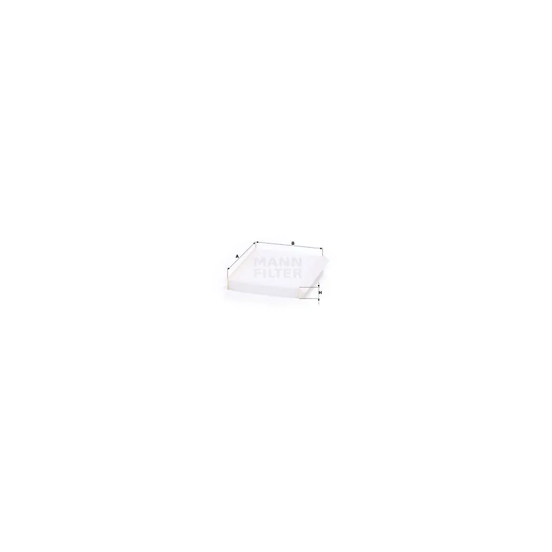 Filtre, air de l'habitacle MANN-FILTER CU 2454