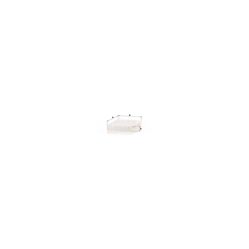 Filtre, air de l'habitacle MANN-FILTER CU 25 003