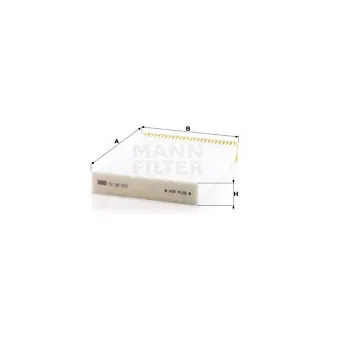 Filtre, air de l'habitacle MANN-FILTER CU 25 012
