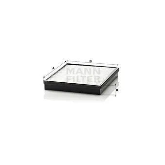 Filtre, air de l'habitacle MANN-FILTER CU 2520