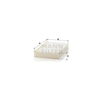 Filtre, air de l'habitacle MANN-FILTER
