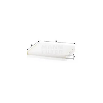 Filtre, air de l'habitacle MANN-FILTER CU 26 017