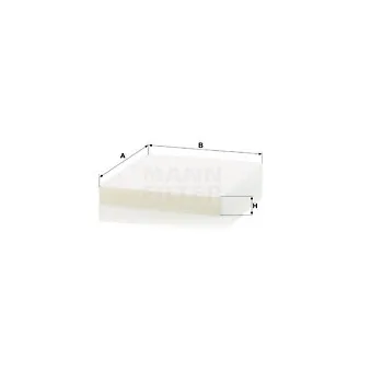 Filtre, air de l'habitacle MANN-FILTER CU 26 021