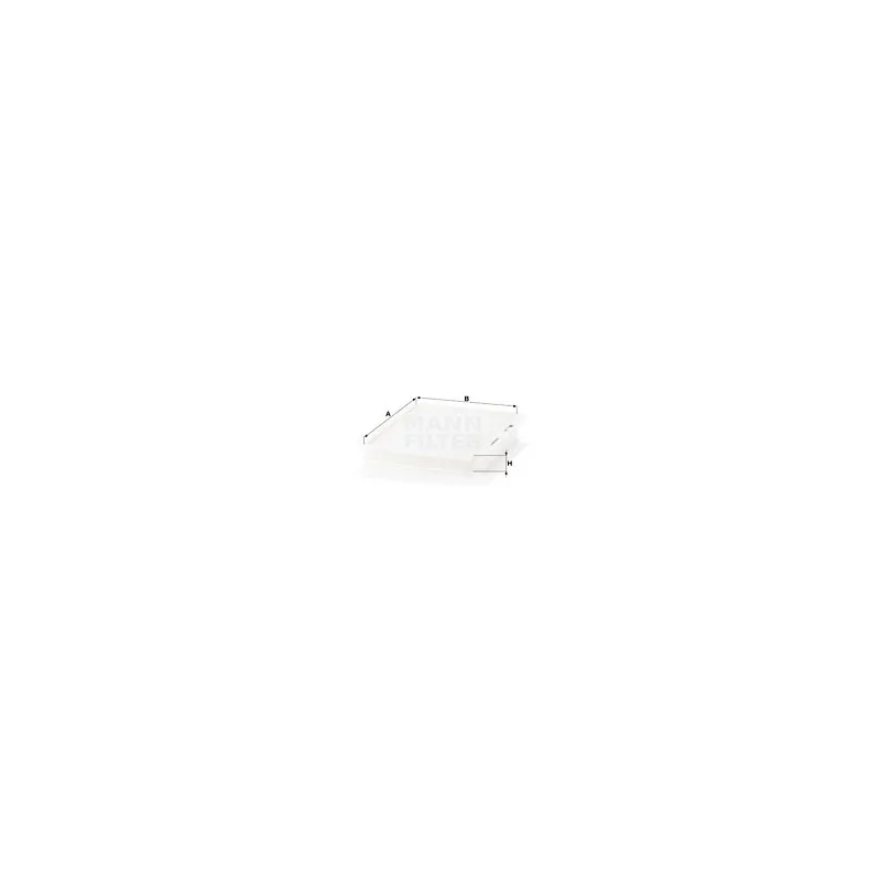 Filtre, air de l'habitacle MANN-FILTER CU 2622