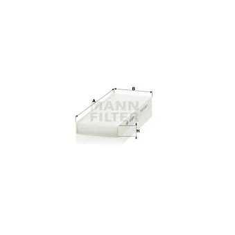 Filtre, air de l'habitacle MANN-FILTER CU 2623