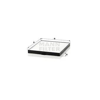 Filtre, air de l'habitacle MANN-FILTER CU 2640