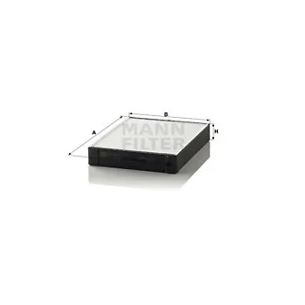 Filtre, air de l'habitacle MANN-FILTER CU 2647