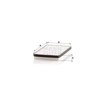Filtre, air de l'habitacle MANN-FILTER CU 2650