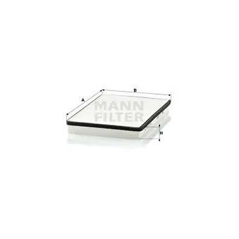 Filtre, air de l'habitacle MANN-FILTER CU 2672