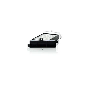 Filtre, air de l'habitacle MANN-FILTER CU 2709
