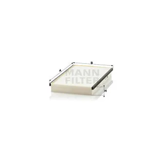 Filtre, air de l'habitacle MANN-FILTER CU 2746