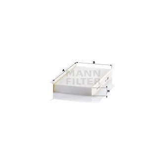 Filtre, air de l'habitacle MANN-FILTER CU 2747