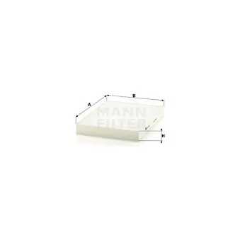 Filtre, air de l'habitacle MANN-FILTER