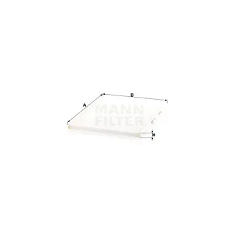 Filtre, air de l'habitacle MANN-FILTER CU 28 004