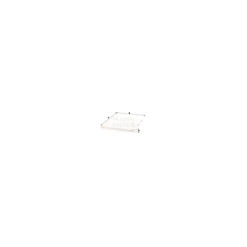Filtre, air de l'habitacle MANN-FILTER CU 28 004